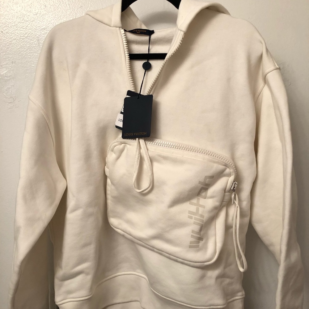 Louis Vuitton 3D Patched pocket Half Zip